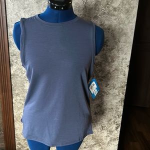 Women’s Columbia Easy Does It  Sleeveless Tank-Blue-Size XS